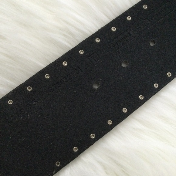 Fossil Braided Studded Leather Belt - Picture 2 of 5